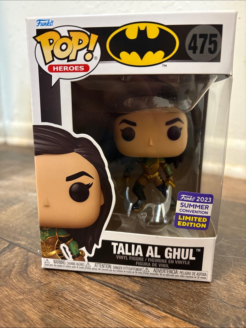 Funko Pop! DC Comics Batman Talia Al Ghul Figure #475 2023 Summer Convention